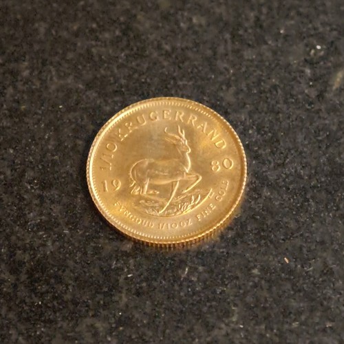 1980 krugerrand gold coin - gold, 22ct