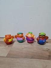 Playskool 3 Bears Weebles Bundle Of 4 - Goldilocks Mummy Daddy And Baby