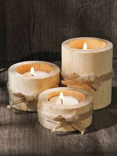 3pcs wooden tea - 3pcs,