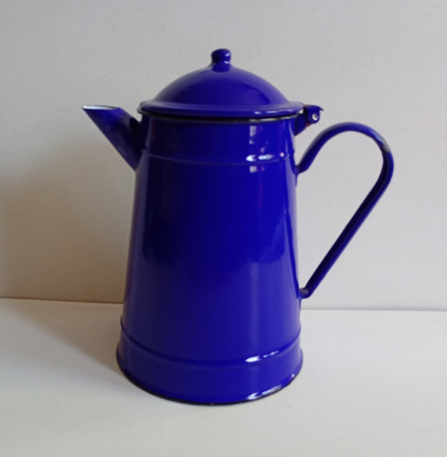 Large vintage blue - large, enamel