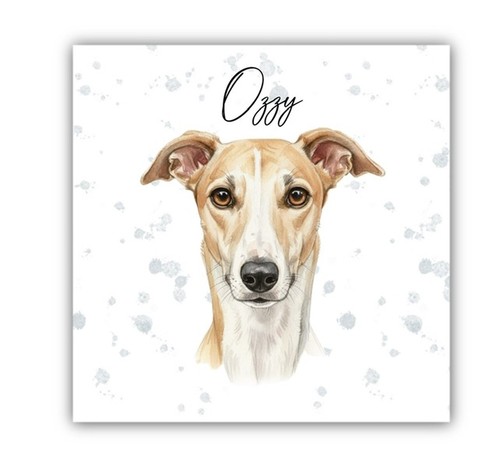 Lurcher personalised fridge - lurcher,
