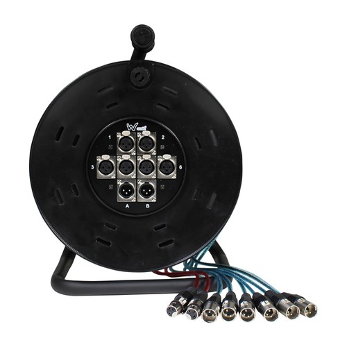 Xlr multicore way 25m drum - multicore,