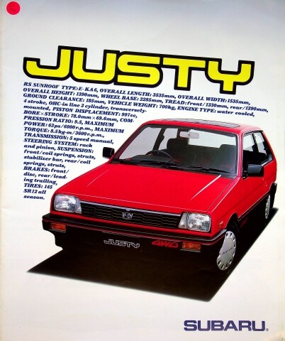 273680 subaru justy japan - -,