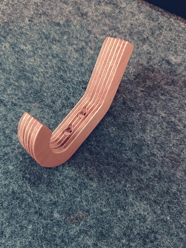 Plywood hook birch - hook,
