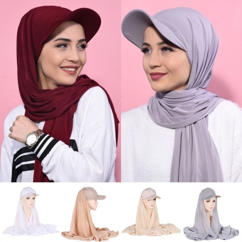 Sports hijab with baseball - baseball, cap