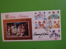 BENHAM FDC 1985 CHRISTMAS SIGNED DANNY LA RUE