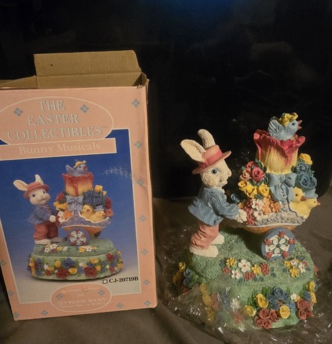 Easter snowglobe and - and,
