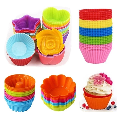 Reusable baking cups silicone - baking,
