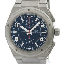 Polished IWC Ingenieur Chronograph AMG Titanium Mens Watch IW372503 BF580025