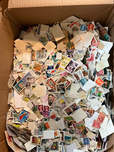 World stamp mix - &, gb