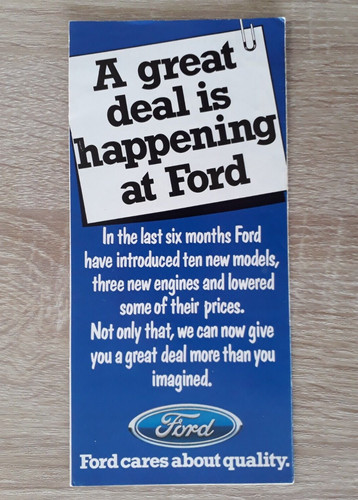 Ford range update brochure - ford,