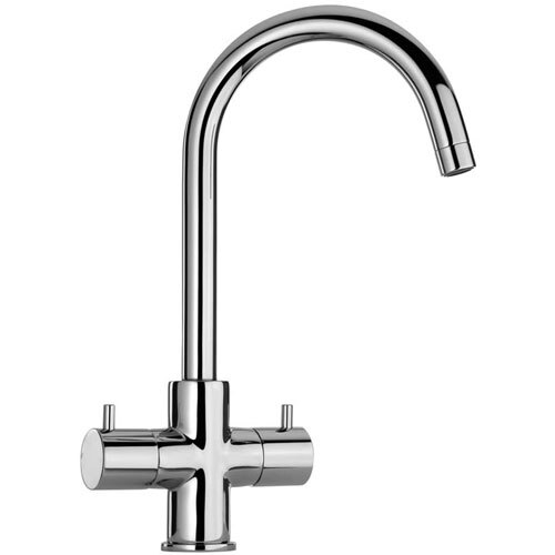 Kitchen monobloc mixer - mixer, dual