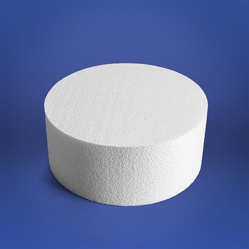 Polystyrene round cake dummy - polystyrene,
