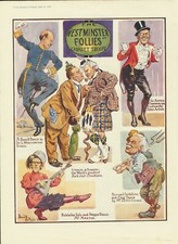 VINTAGE MR PUNCH 1926 - Churchill, Lloyd George, Baldwin 'Westminster Follies'