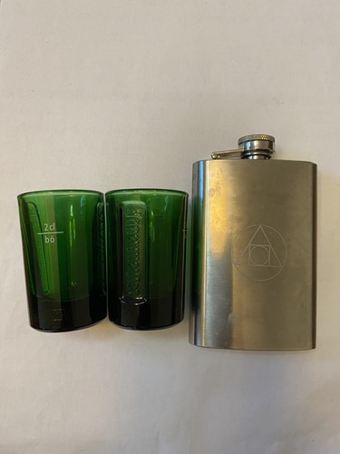 Stainless steel 4oz hip flask - hip,