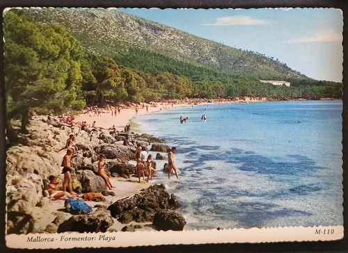 Vintage mallorca postcard - mallorca,