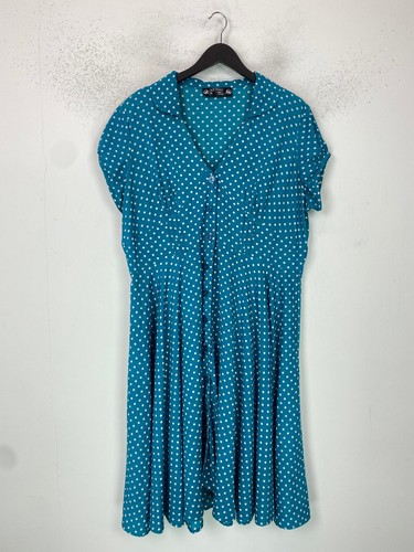 Hell bunny blue - hell, polka