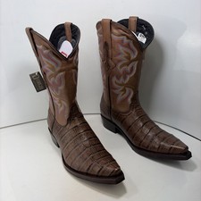 Dingo Mens Gator Brown Leather