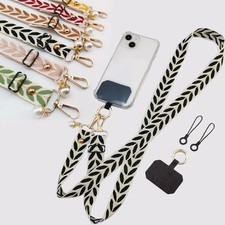 Cross body mobile phone lanyard smartphone lanyard adjustable strap anti-theft