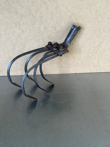 Vintage tine cultivator - tine,