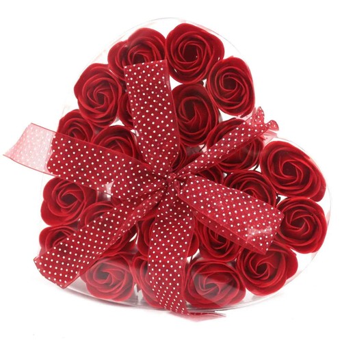 Red rose soap - 24,