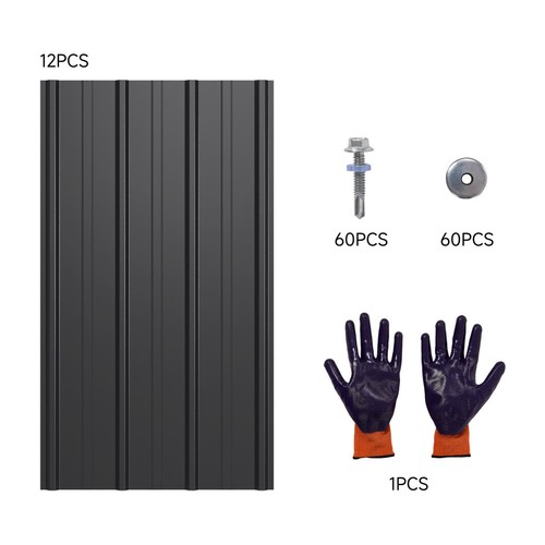 12pcs metal galvanized - 12pcs, roof