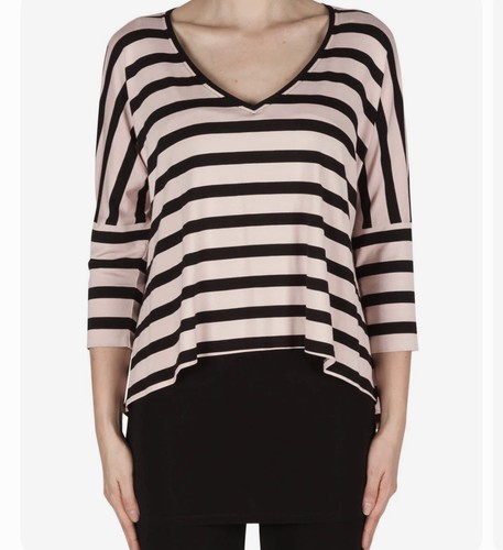 Joseph ribkoff black pink - joseph, black/pink