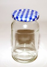 Round Glass Jar 1lb Jam