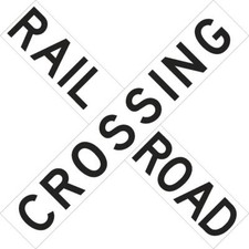Railroad Crossing Crossbuck