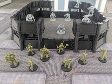 Suitable for Warhammer 40k Kill Team Necromunda scifi defensive fort terrain