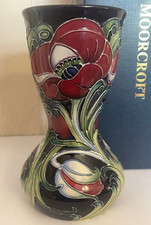 Moorcroft 2006 Helen Vase by Rachel Bishop  7" / 18cm Shape 304/7 Boxed Signed