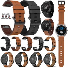 Quick Fit Leather Band Watch