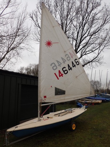 Laser sailing dinghy with - dinghy,
