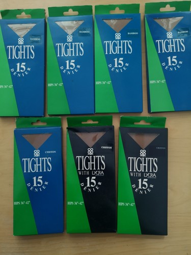 Bundle pairs sheer tights - 7, m