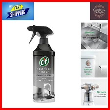Cif Stainless Steel Specialist Cleaner Spray, 435ml Pack of 1..