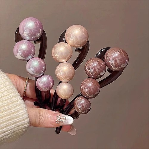 Pearls twist hair - twist, clip