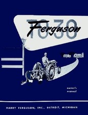 Ferguson TO 30 Tractor Owner