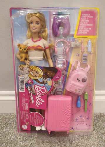 Barbie doll travel set with - doll,
