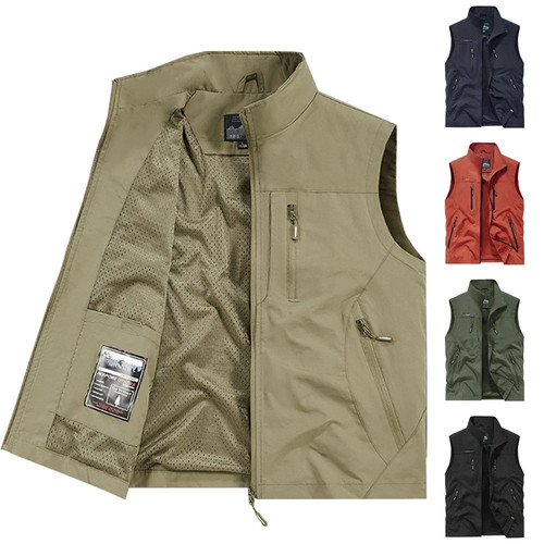 Men vest with pockets - men's,