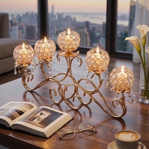 Arms crystal candle - 5,