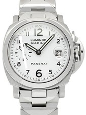 PANERAI Luminor Marina 40Mm PAM00051 White Men's Used Watch #10109