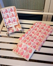 Amanda Jane Baby Doll Vintage, Chair And Changing Mat Very Good Condition