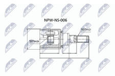 NPW-NS-006 REAR AXLE JOINT