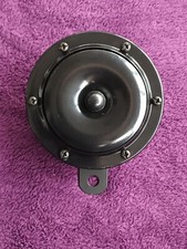 Motorcycle Motorbike Horn 12 Volt DC Gloss Black OD 100mm 4" Diameter 12V DC