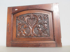 Antique Wooden Panel Door Antique Old Wood Cupboard Cabinet Old Rococo Nouveau
