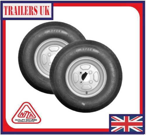 Pair trailer wheels 500 - pair,