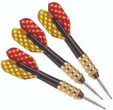 Harrows Darts - 2.5g Steel Tip Brass Darts - Mini Fun Darts - Miniature Darts 