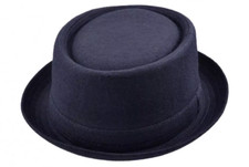 Maz Woolmix Pork Pie Hat - Navy