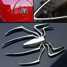 3D Metal Spider Logo Emblem