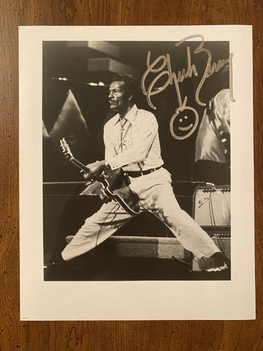 Chuck berry signed autographed - chuck,